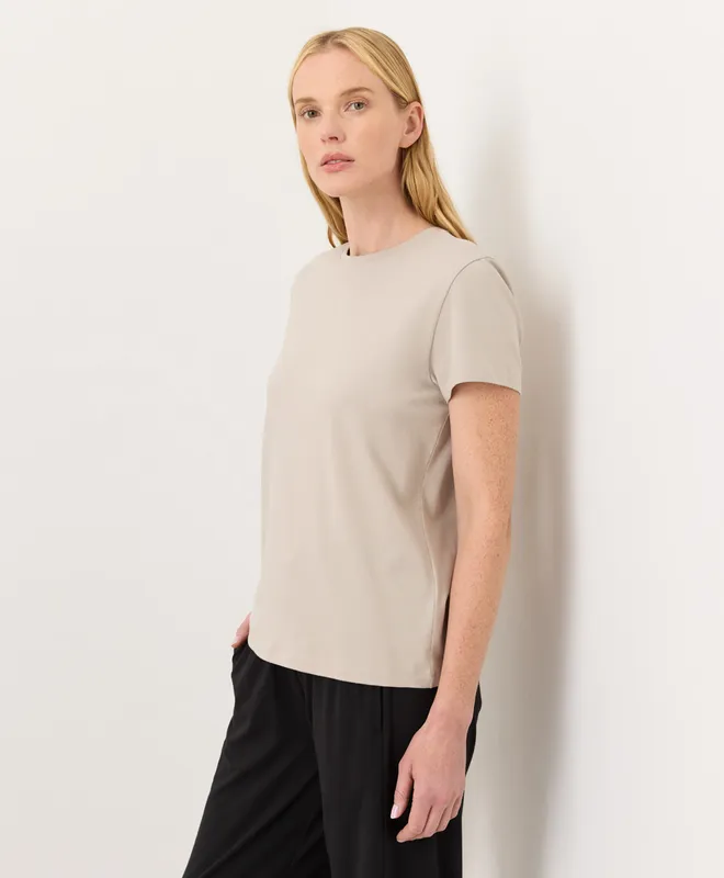 Women’s Luxe Essential Crewneck Tee made with Organic Cotton 5