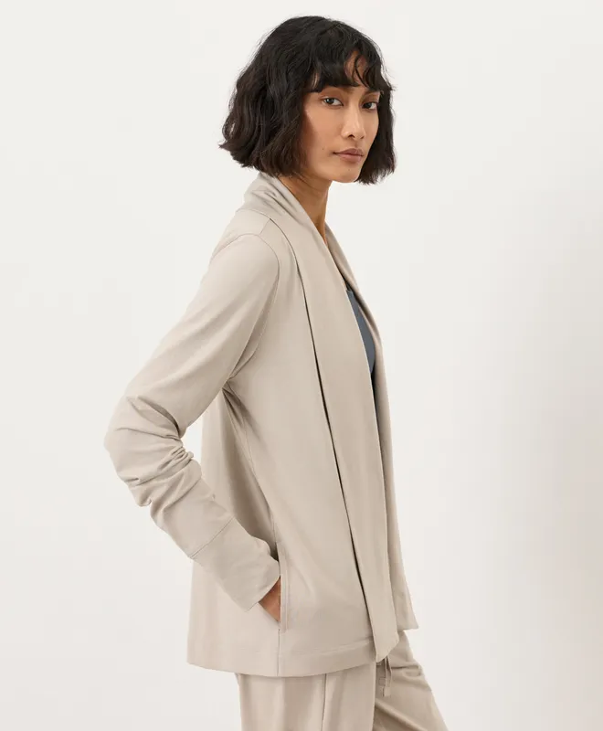 Women’s Luxe Essential Swing Cardigan made with Organic Cotton 5