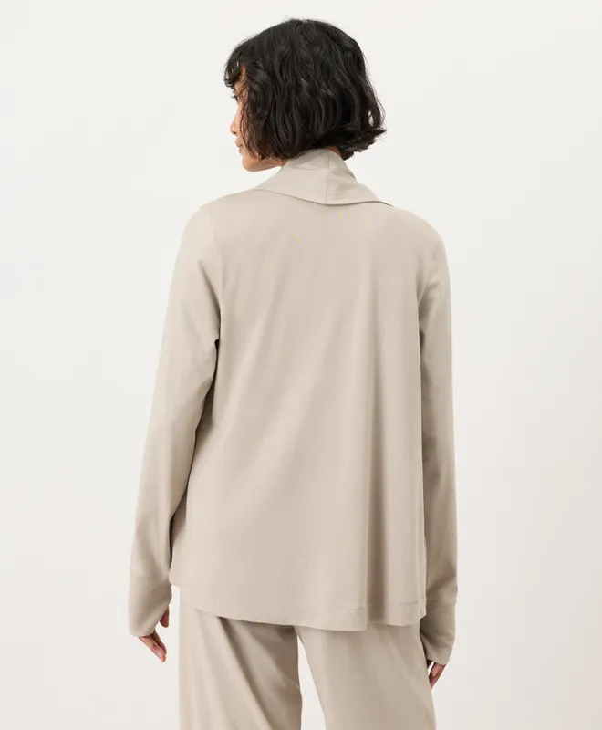 Women’s Luxe Essential Swing Cardigan made with Organic Cotton 6