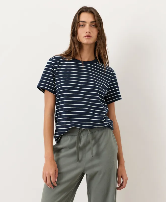 Women’s Soft-slub Essential Crewneck Tee made with Organic Cotton 2