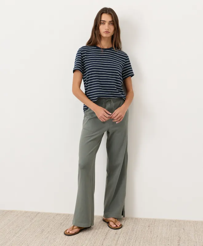 Women’s Soft-slub Essential Crewneck Tee made with Organic Cotton 4