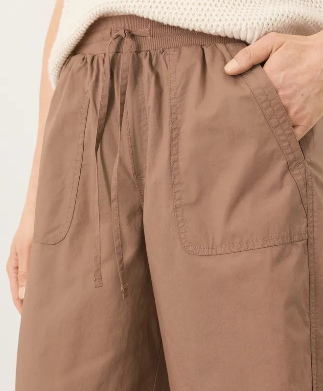 Women’s Stretch Poplin Wide Leg Pant made with Organic Cotton 6