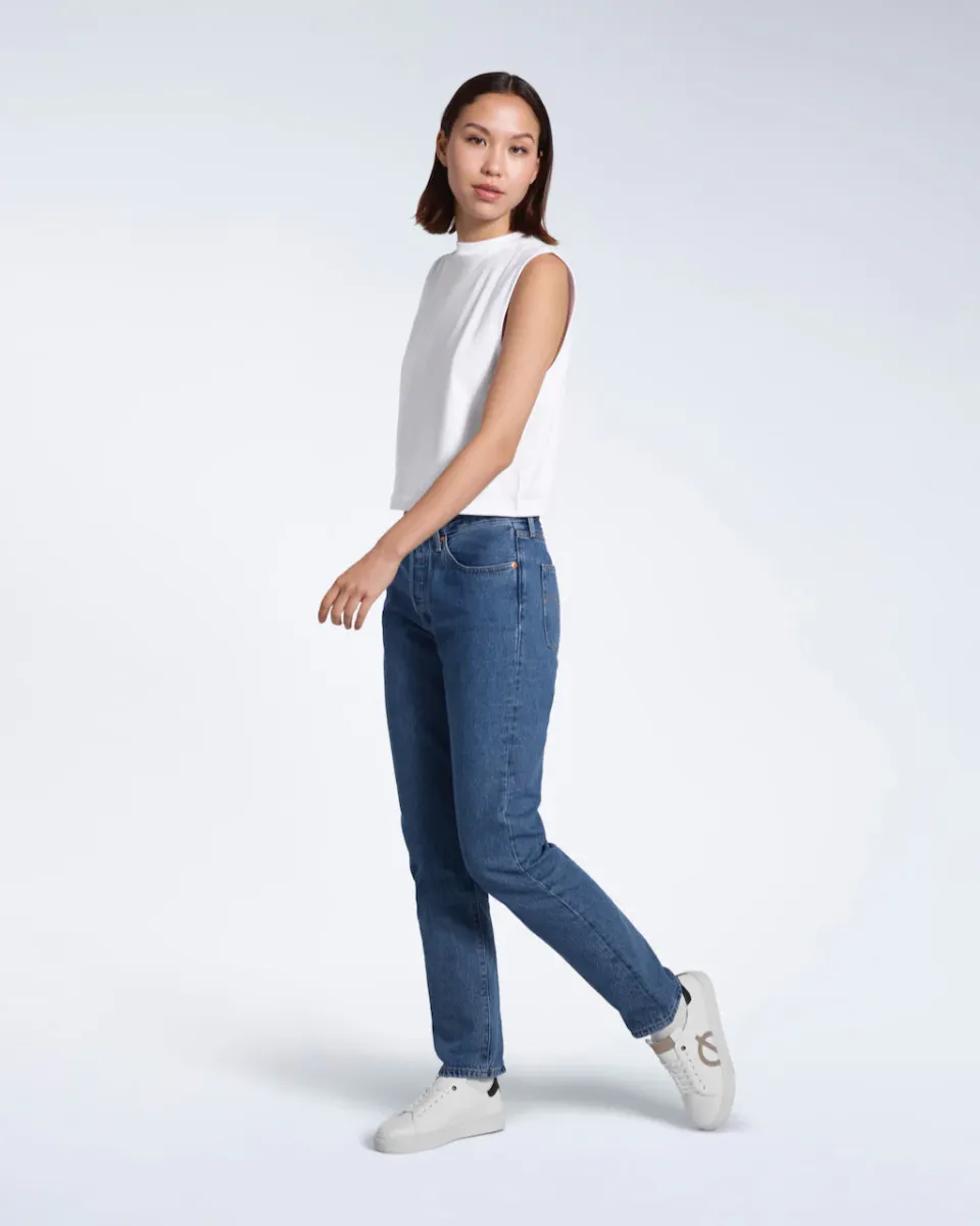 Crew Neck Organic Tank Top 2