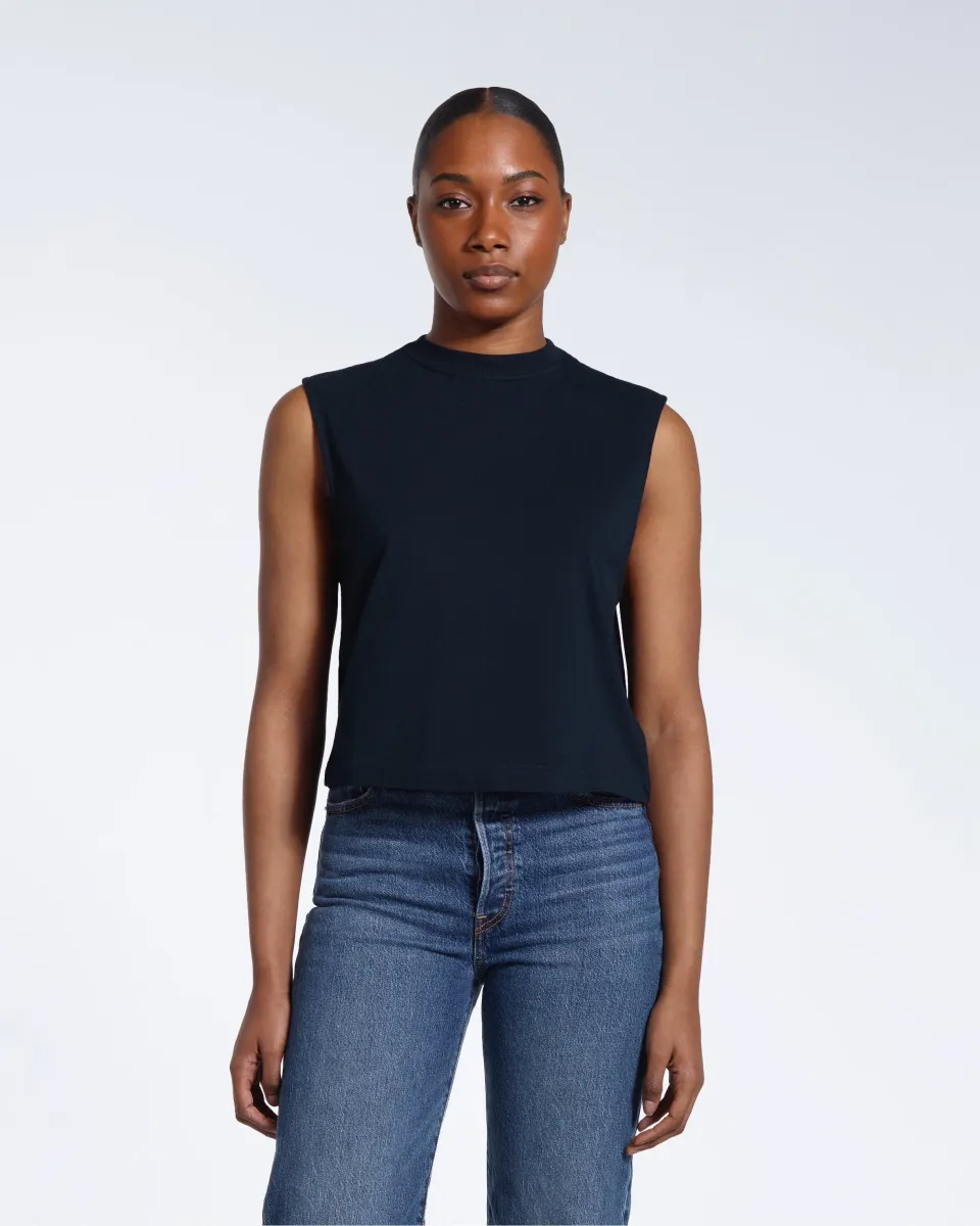 Crew Neck Organic Tank Top 19