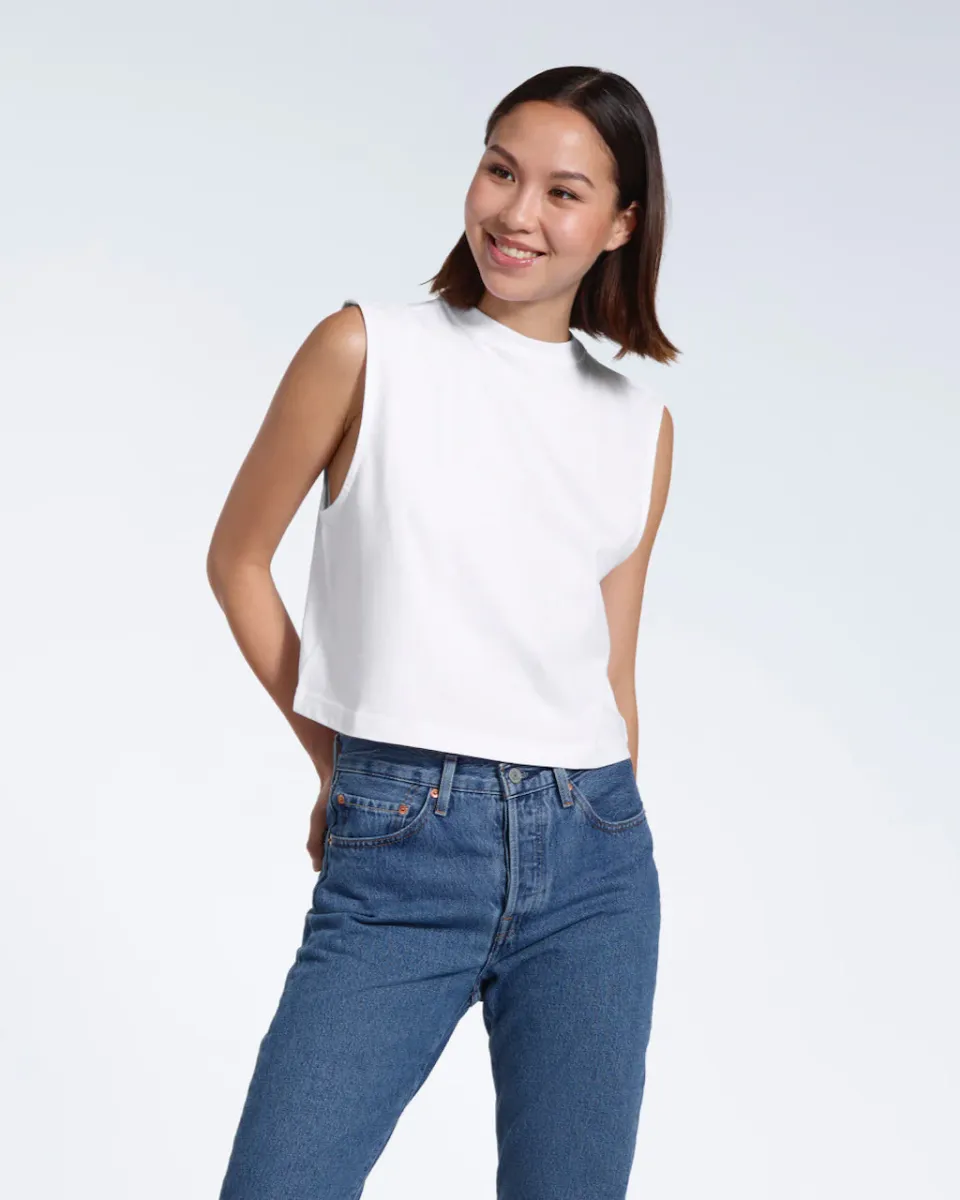 Crew Neck Organic Tank Top 3