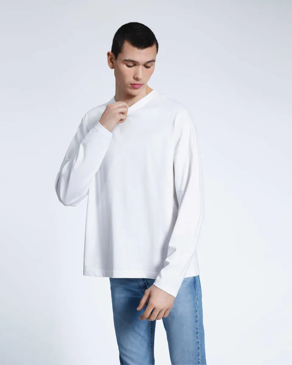 Oversized Long Sleeve Organic T-Shirt 4