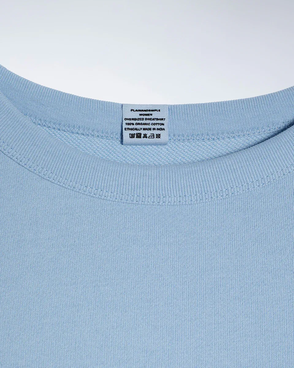 Oversized Organic Sweatshirt 8