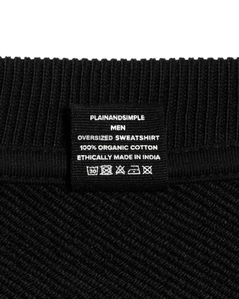 Oversized Organic Sweatshirt 8