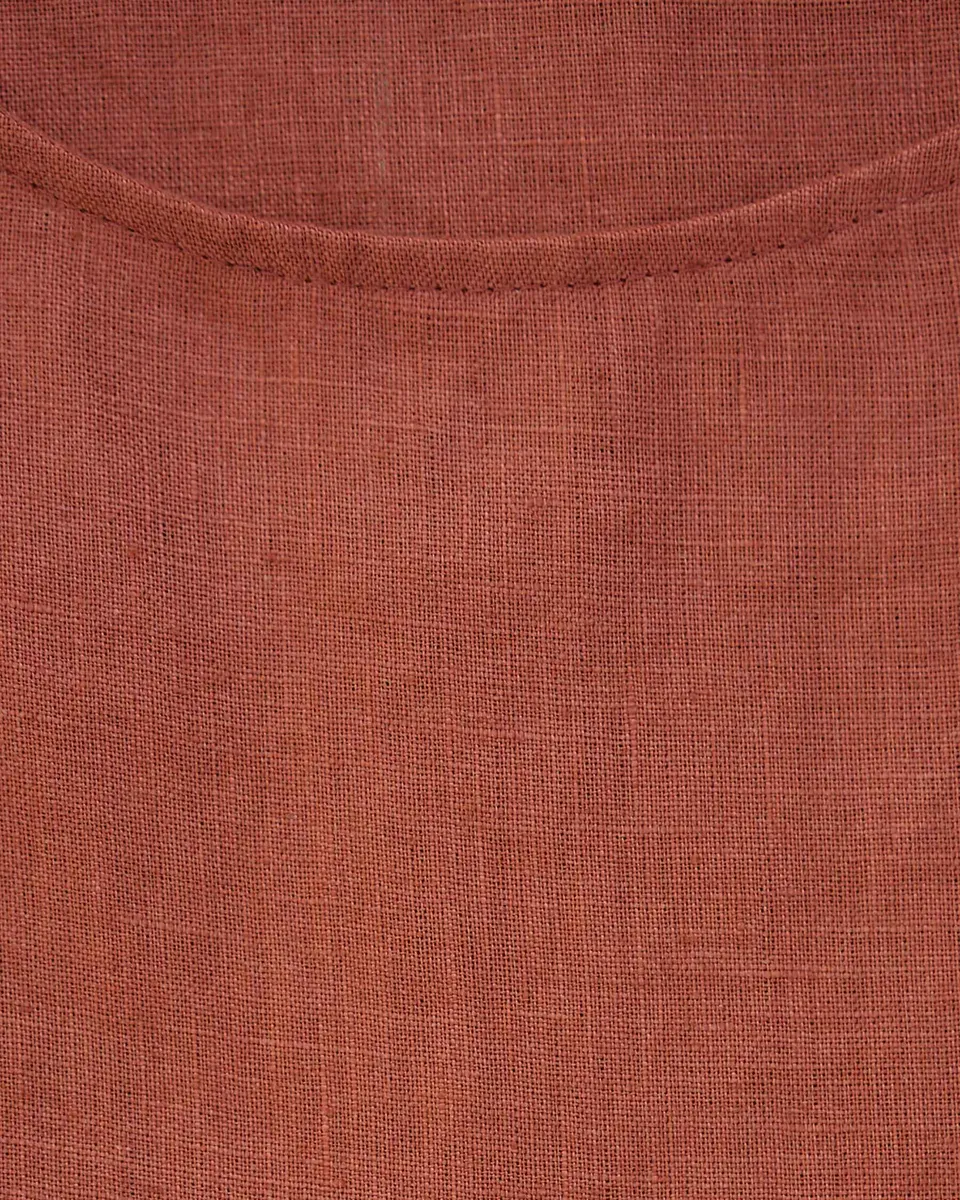 Blouse No.12 Everyday Linen Shirt in Picante 5