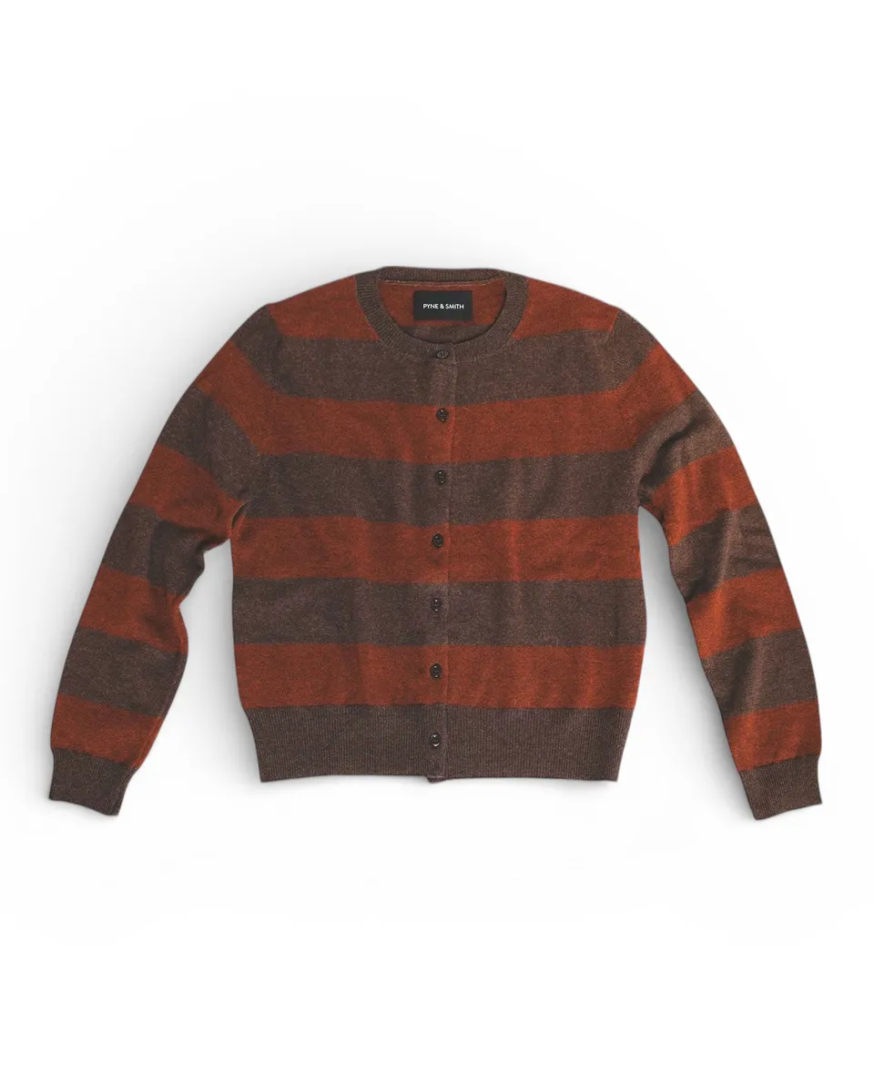 Merino Cardigan in Foxtail 5