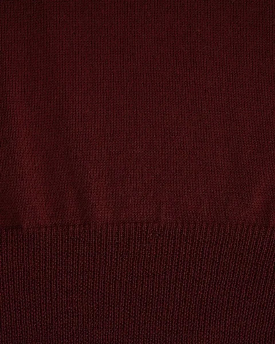 Merino Polo Shirt in Rosso 7