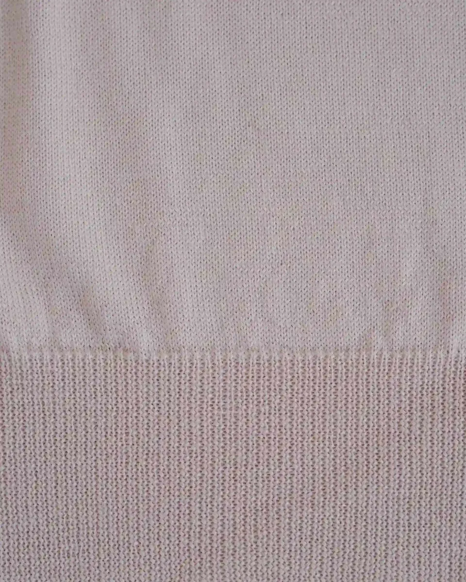 Merino Polo Shirt in Shell Pink 7