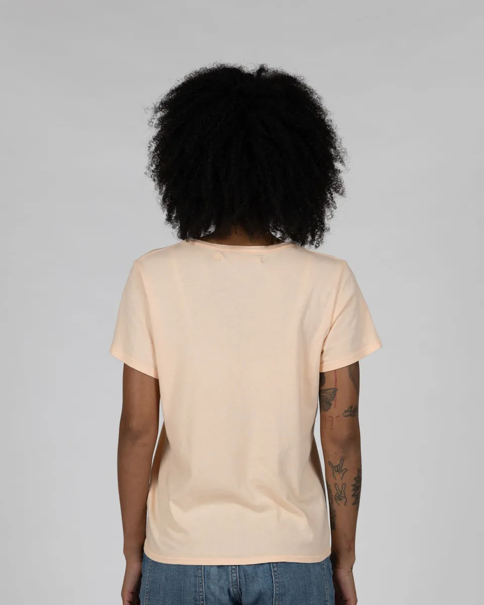 Organic Cotton T-shirt in Apricot 5