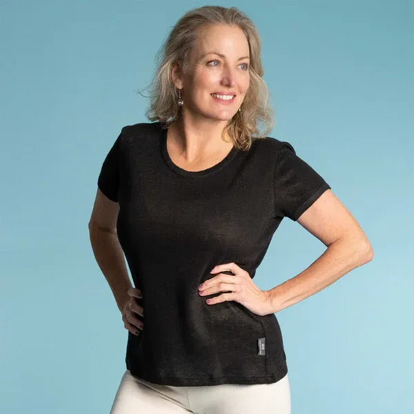 BROOKE 100% Hemp Knit Women's Tee (Discontinued) (99.9%-100% Biodegradable)