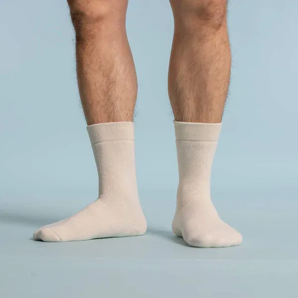 SCHUBERT 99% Organic Cotton Terry Socks (Thickest, Warmest, Softest) (99.95%-100% Biodegradable)