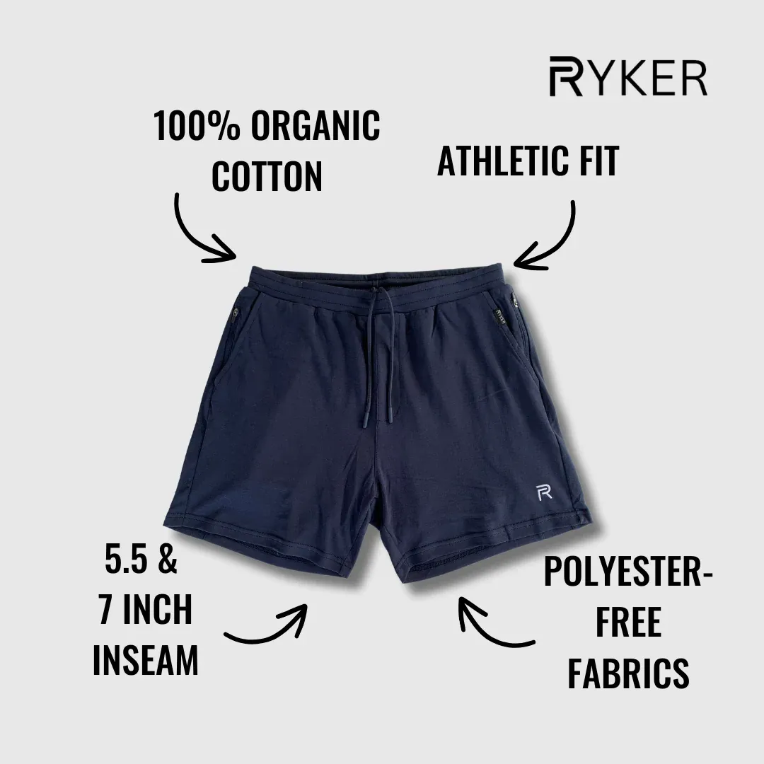 The Apex Short - (100% Organic Cotton + 100% Merino Wool Liner) 31