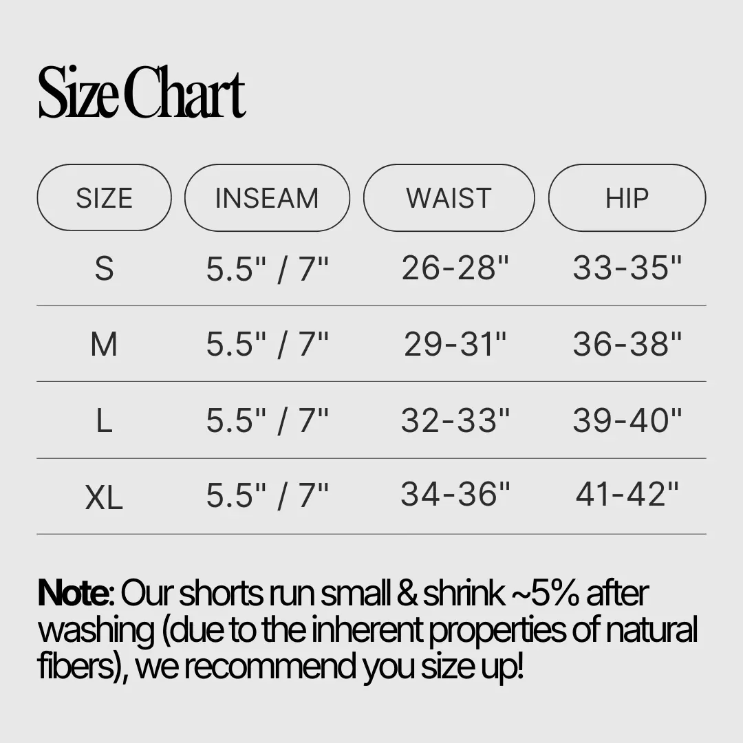 The Apex Short - (100% Organic Cotton + 100% Merino Wool Liner) 10