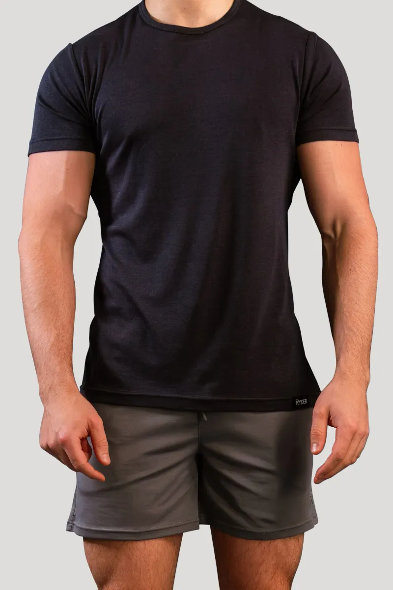 The Ares 100% Organic Cotton Shorts - Grey - 7" 3