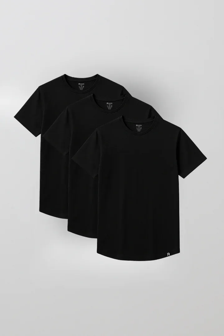 The Essential Gym Tee - 100% Organic Cotton - 3 Pack
