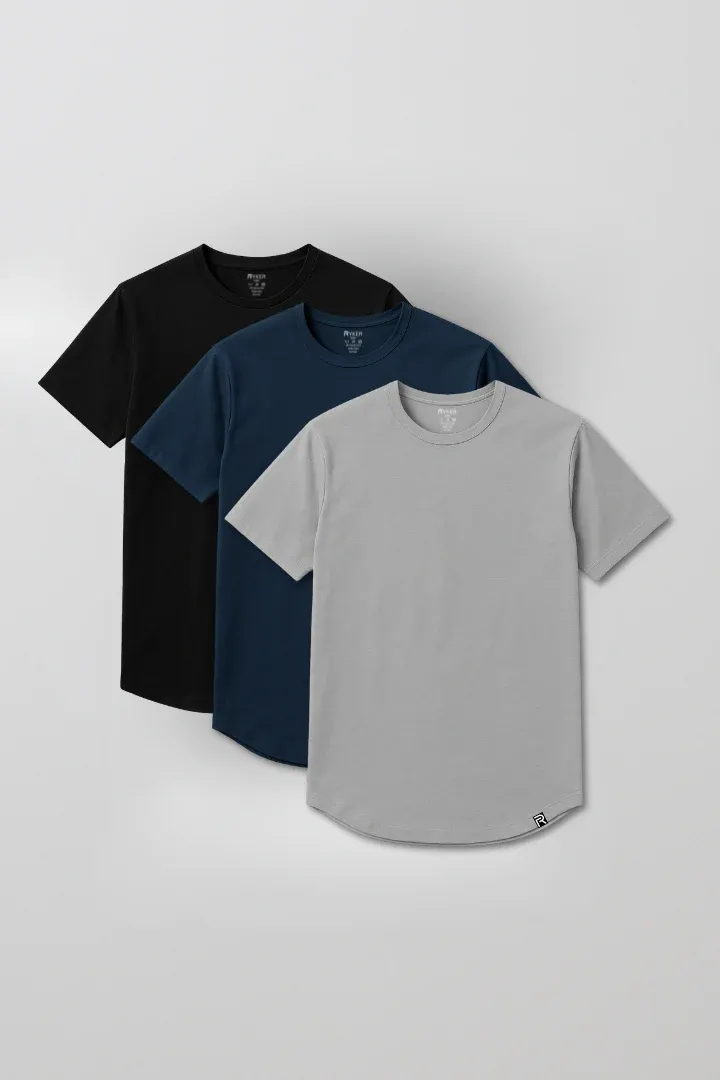 The Essential Gym Tee - 100% Organic Cotton - 3 Pack 13
