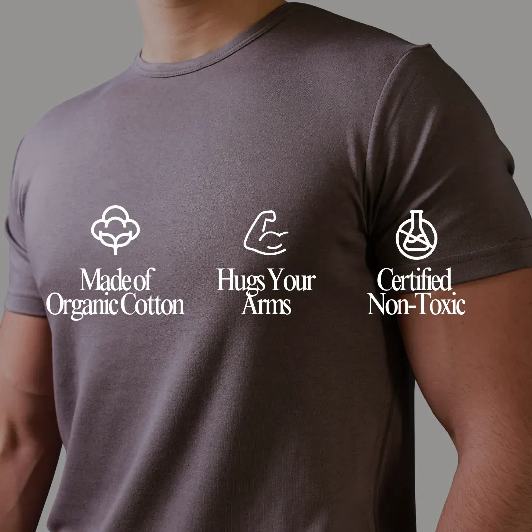 The Essential Gym Tee - 100% Organic Cotton - 3 Pack 8