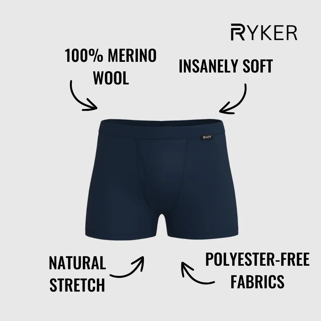 The Titan 100% Merino Wool Boxer Brief 7