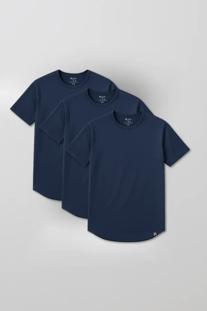 The Vitality Gym Tee (60% Organic Cotton / 40% TENCEL Lyocell) - 3 Pack 2