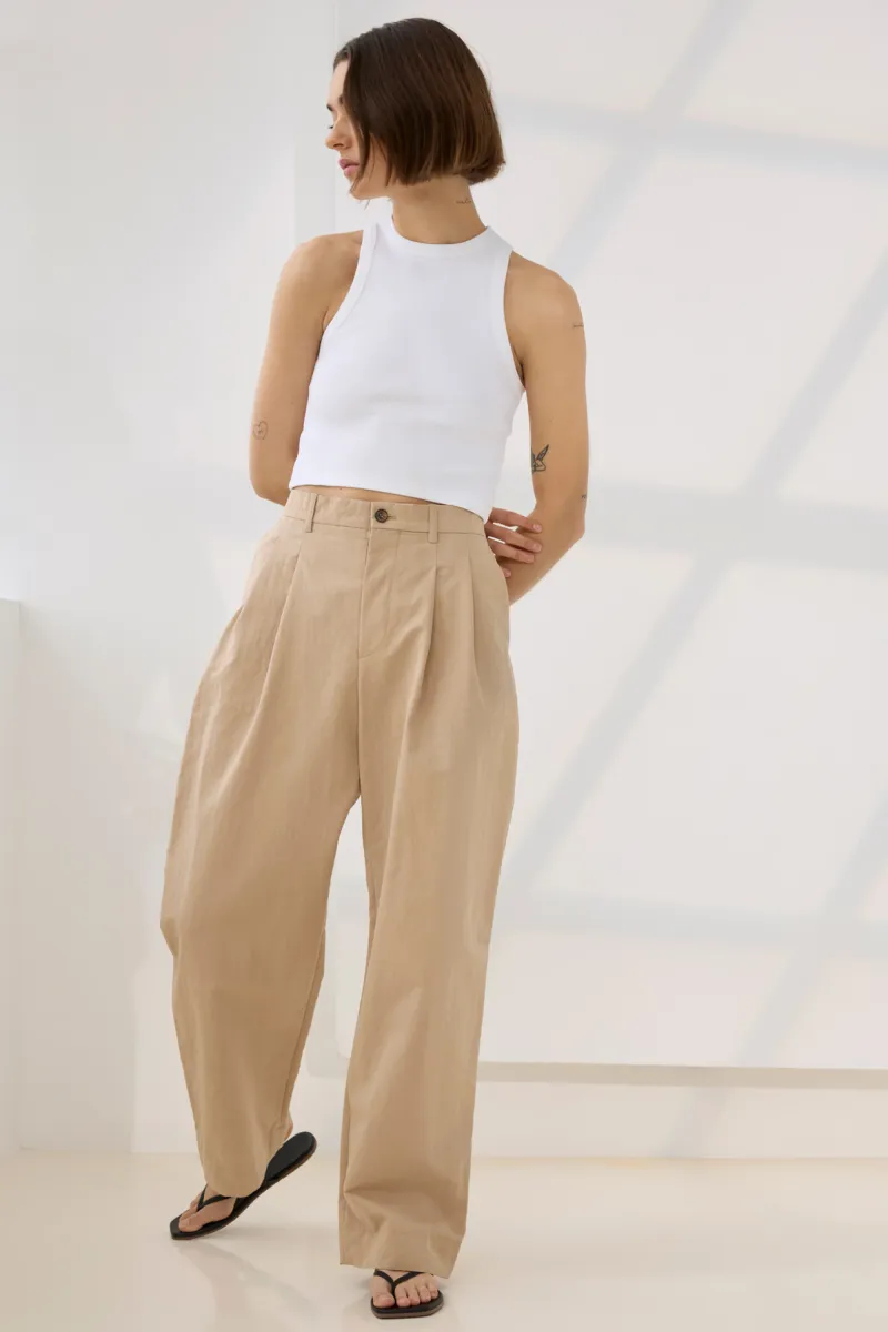 The Cropped Not So Basic Tank in White 2