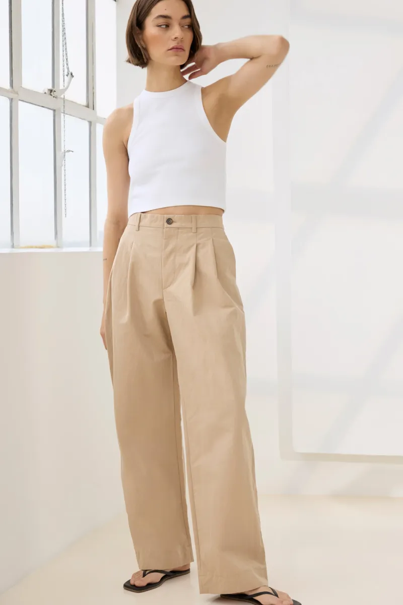 The Cropped Not So Basic Tank in White 5