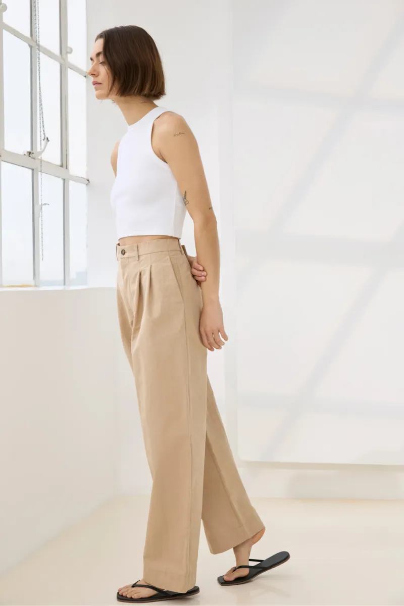 The Cropped Not So Basic Tank in White 6