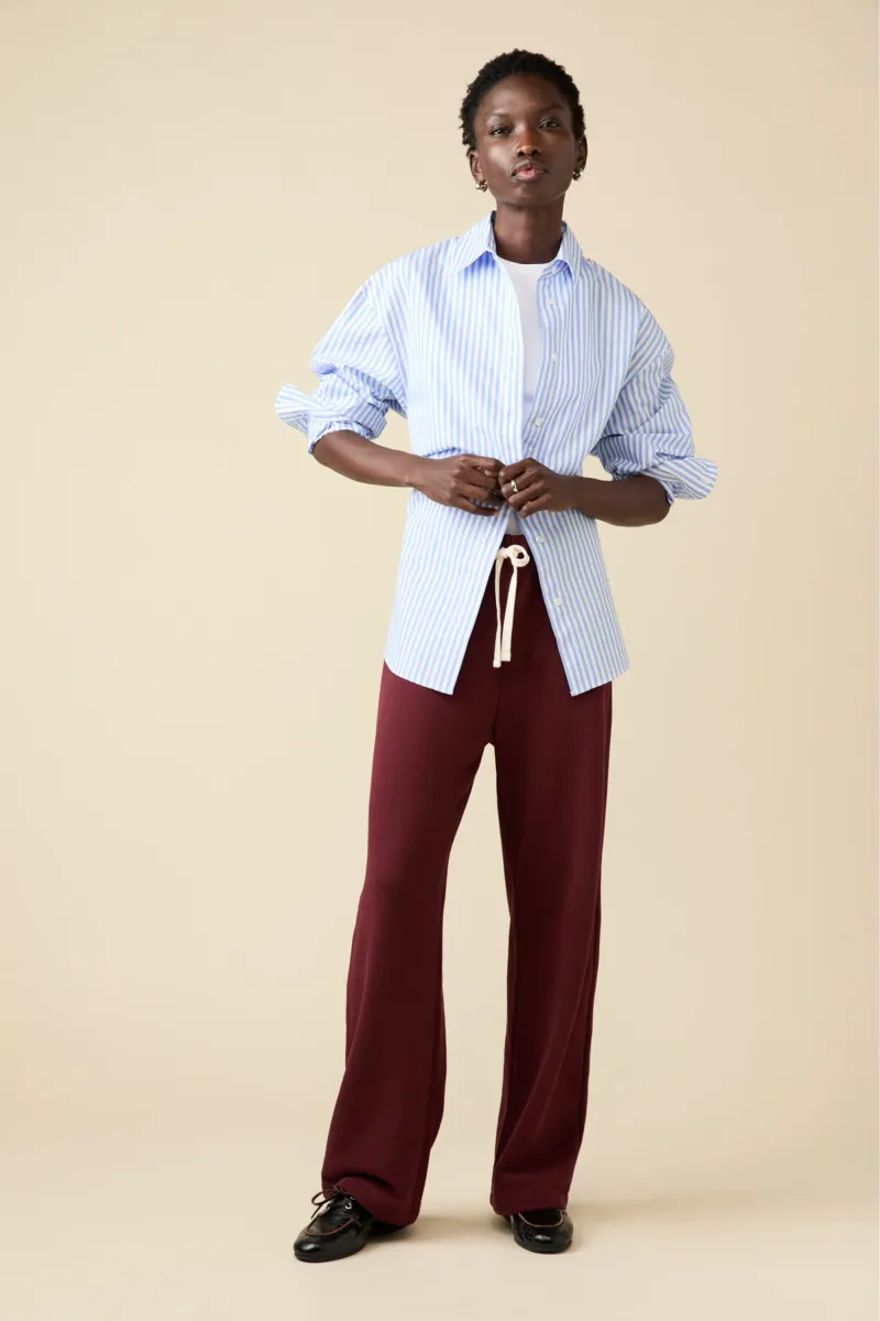 The Everything Shirt in French Blue Stripe 2