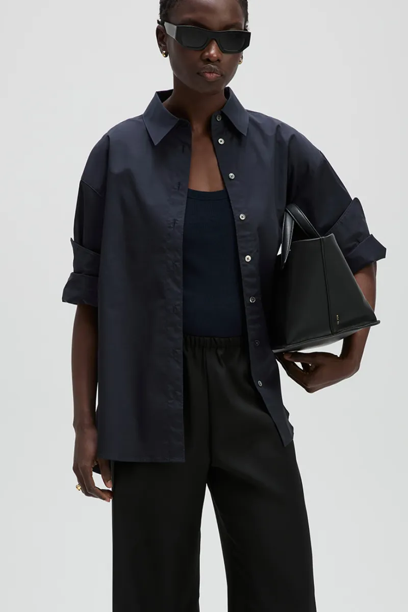 The Everything Shirt in Navy 4