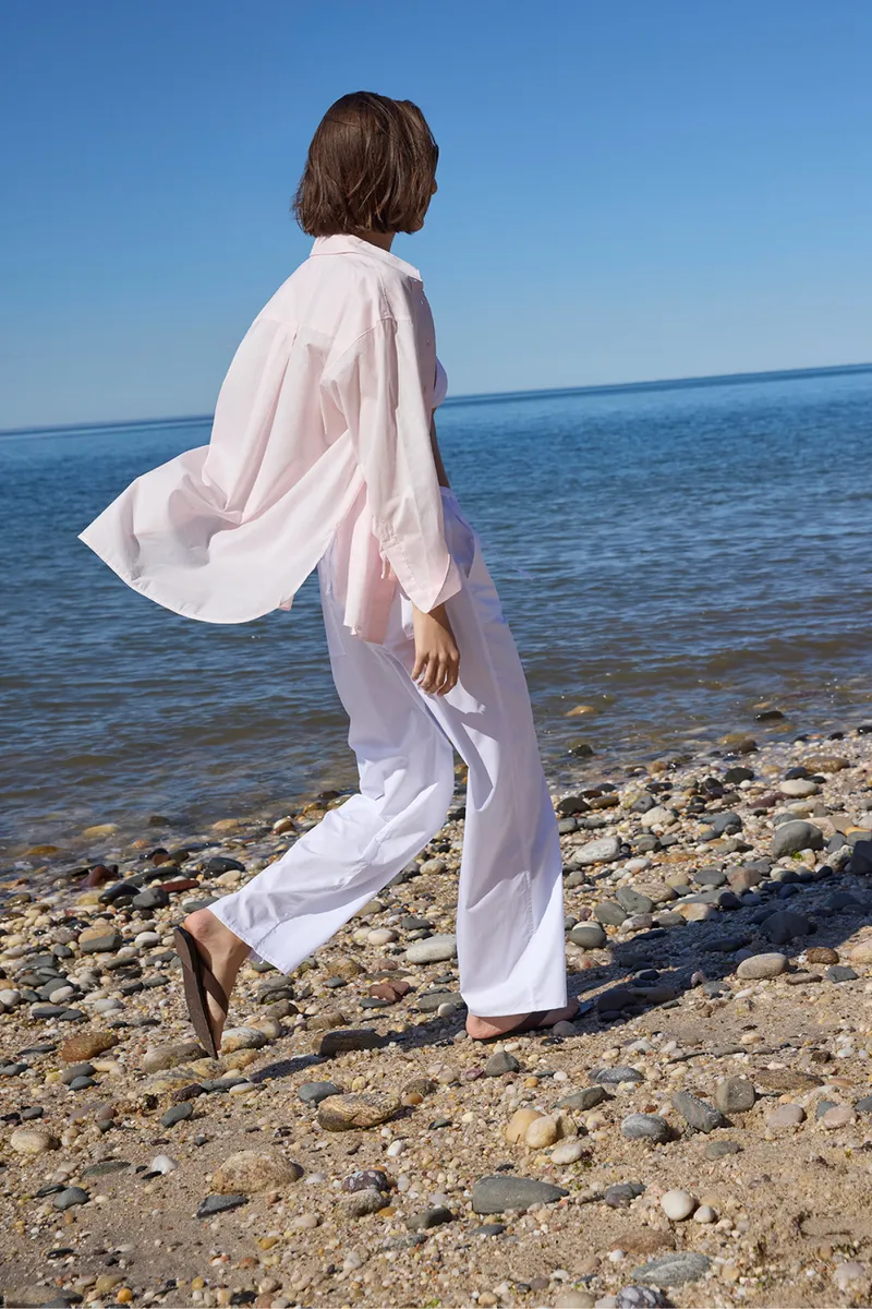 The Featherlight Everything Shirt in Peony 2
