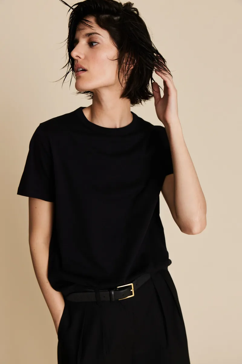 The Iconically Soft Perfect Tee in Black 4