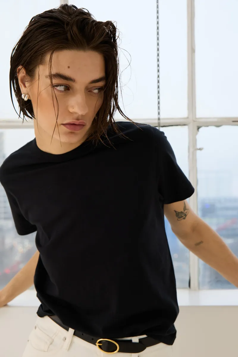 The Iconically Soft Perfect Tee in Black 6