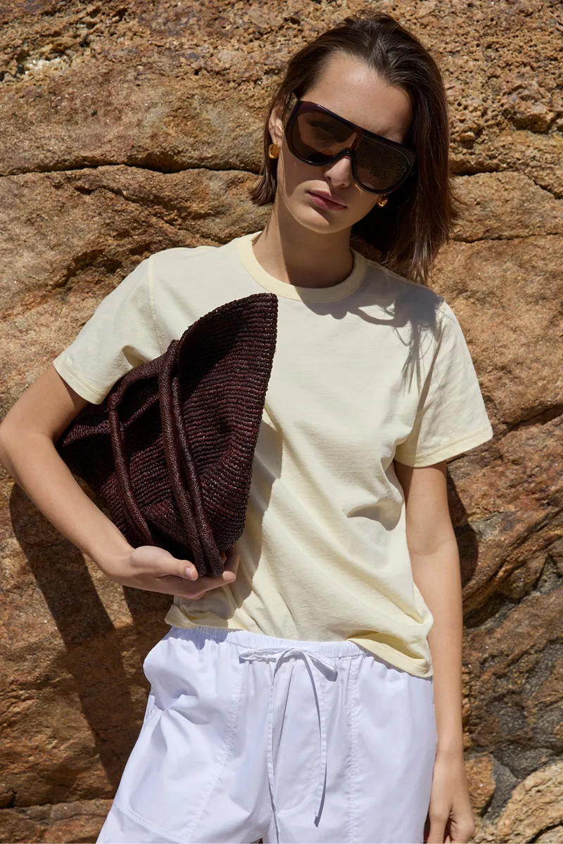 The Iconically Soft Perfect Tee in Butter