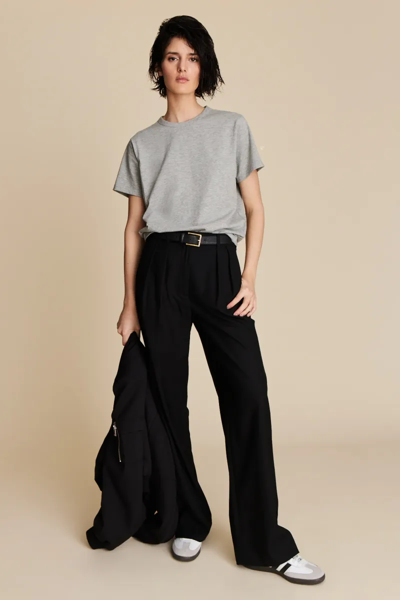 The Iconically Soft Perfect Tee in Heather Grey 2