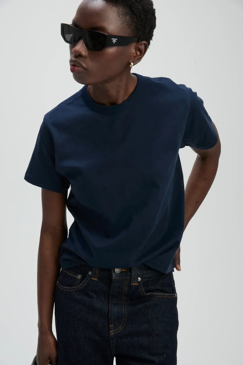 The Iconically Soft Perfect Tee In Navy