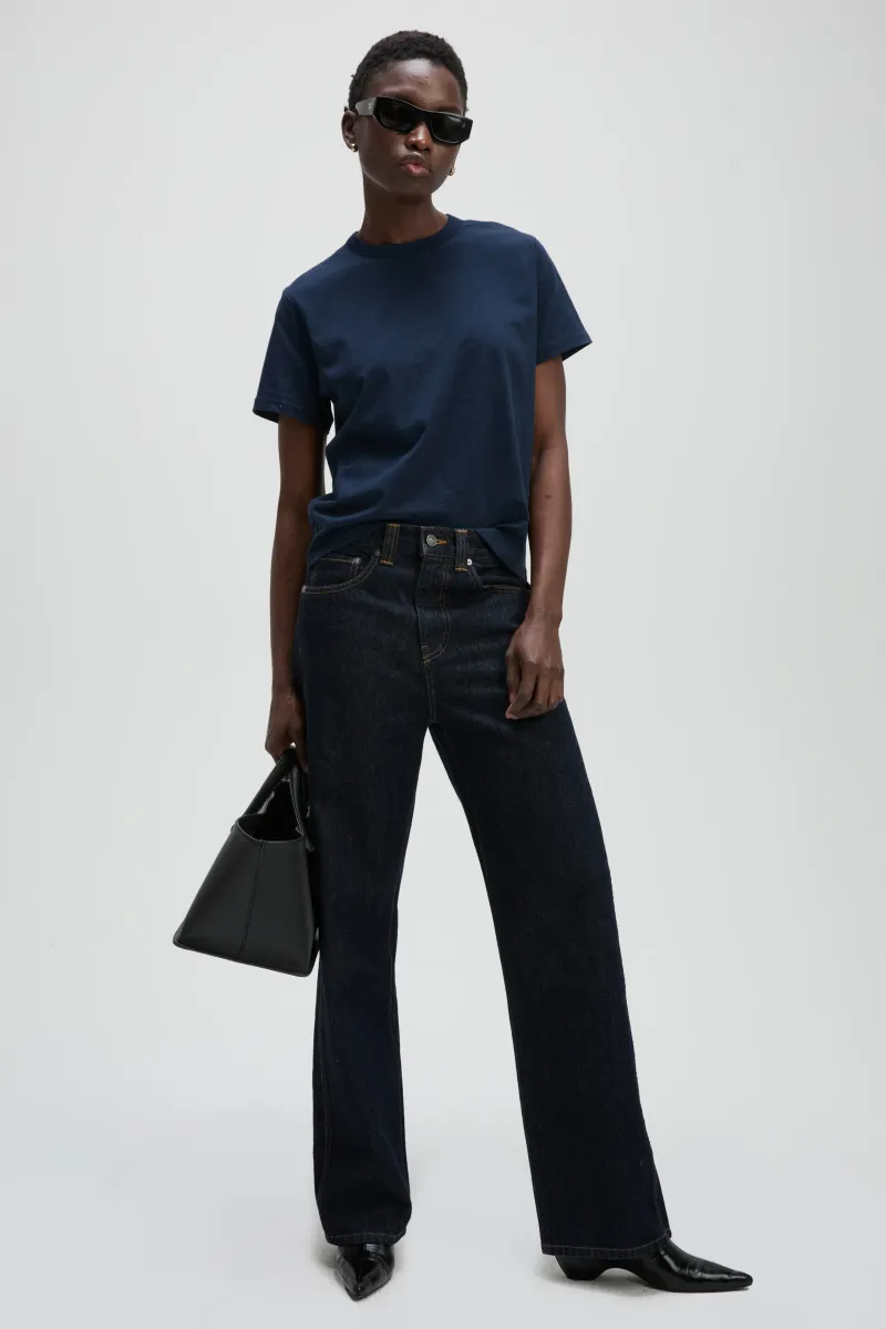 The Iconically Soft Perfect Tee In Navy 2