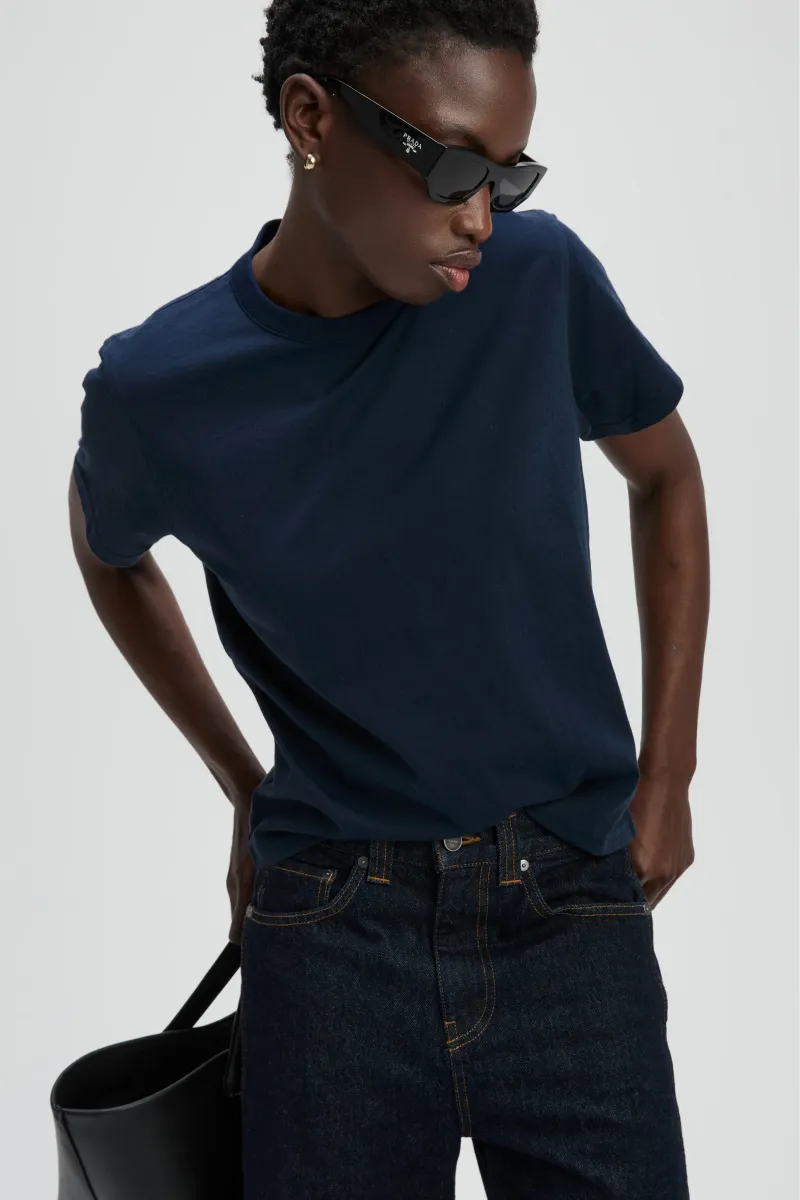 The Iconically Soft Perfect Tee In Navy 4