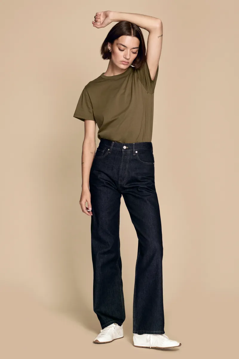 The Iconically Soft Perfect Tee in Olive 2