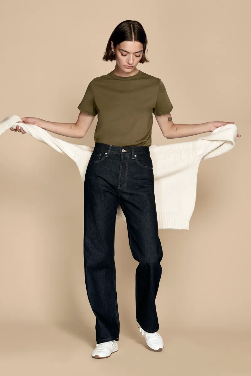The Iconically Soft Perfect Tee in Olive 3