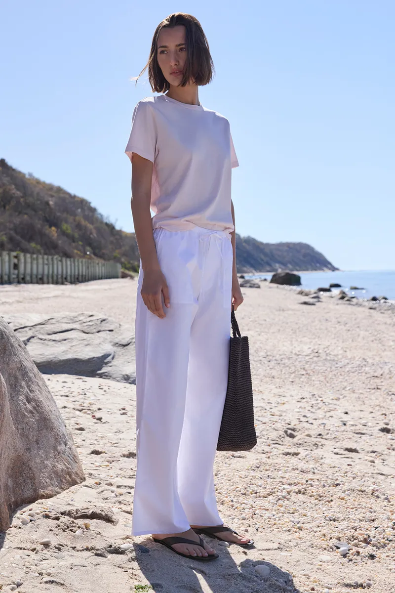 The Iconically Soft Perfect Tee in Peony 2