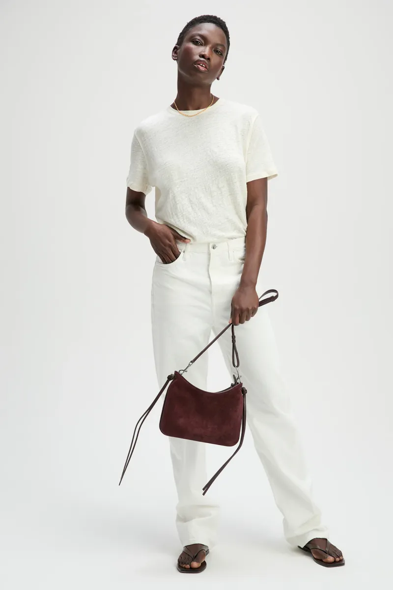 The Linen Perfect Tee In Cream 2