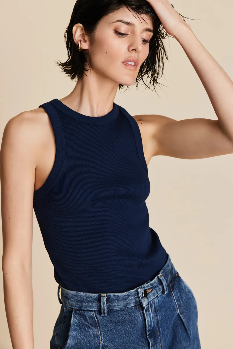 The Not So Basic Tank in Navy 3