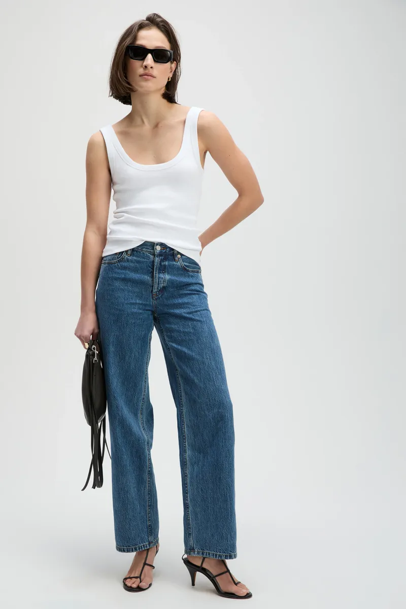 The Scoop It Up Tank in White 3