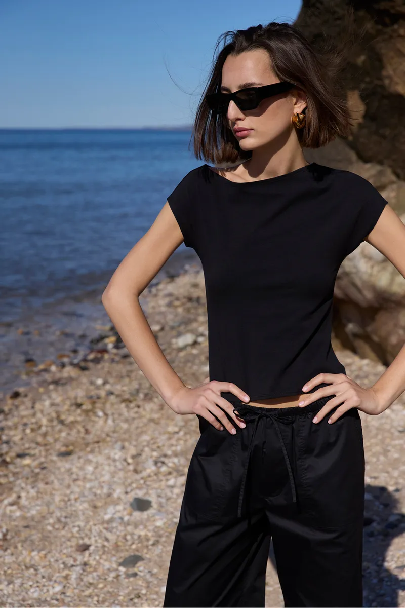 The Studio Tee in Black