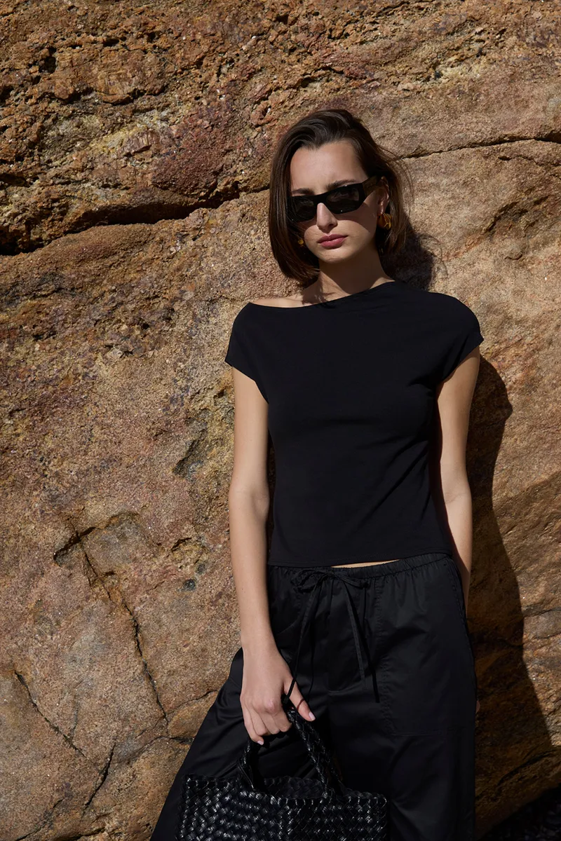 The Studio Tee in Black 6