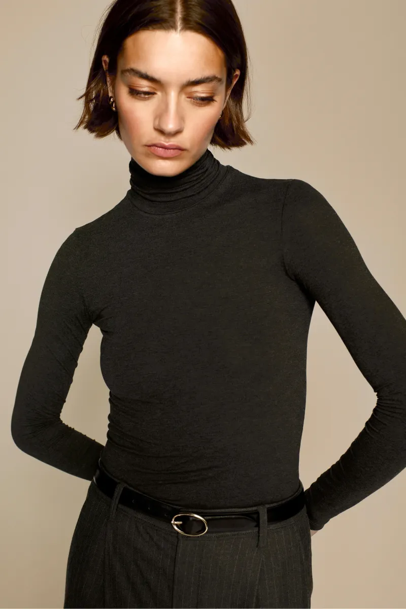 The Turtleneck In Charcoal 4