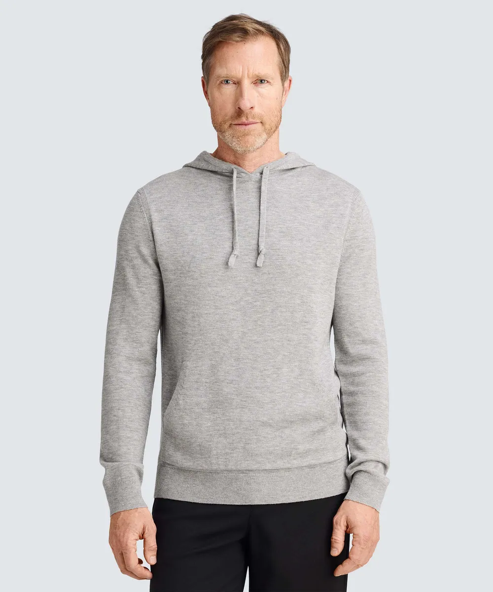 Men’s Merino Knit Pullover Hoodie